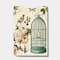Designart - Blue Cottage Bird, Birdcage and Apple Blossoms II - Floral and botanical Premium Canvas Wall Art